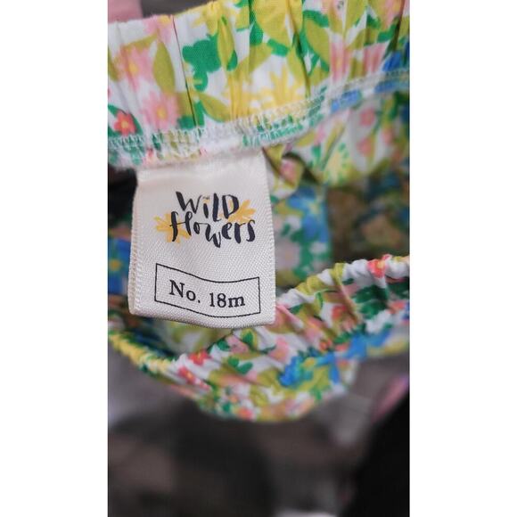 Wild Flower Baby Girl‎ Shorts Bloomer size 18 months Flowers #7 - Picture 3 of 3
